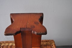 Vintage Stained Stool, circa 1960