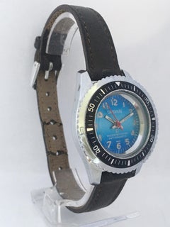 Vintage Stainless Steel Back Swiss Mechanical Watch
