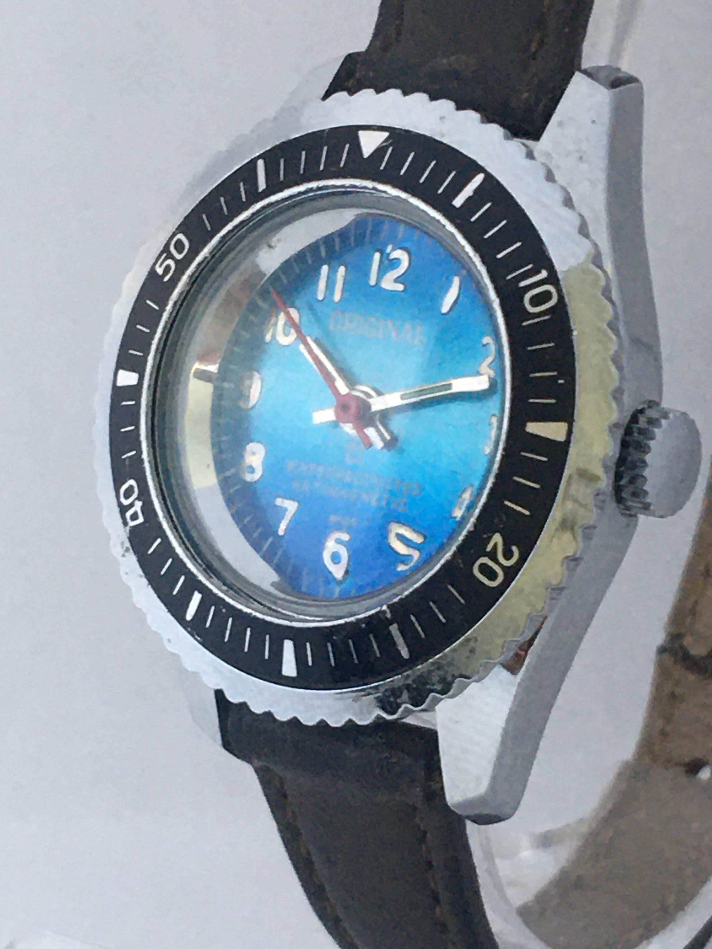 mechanical stainless steel watch