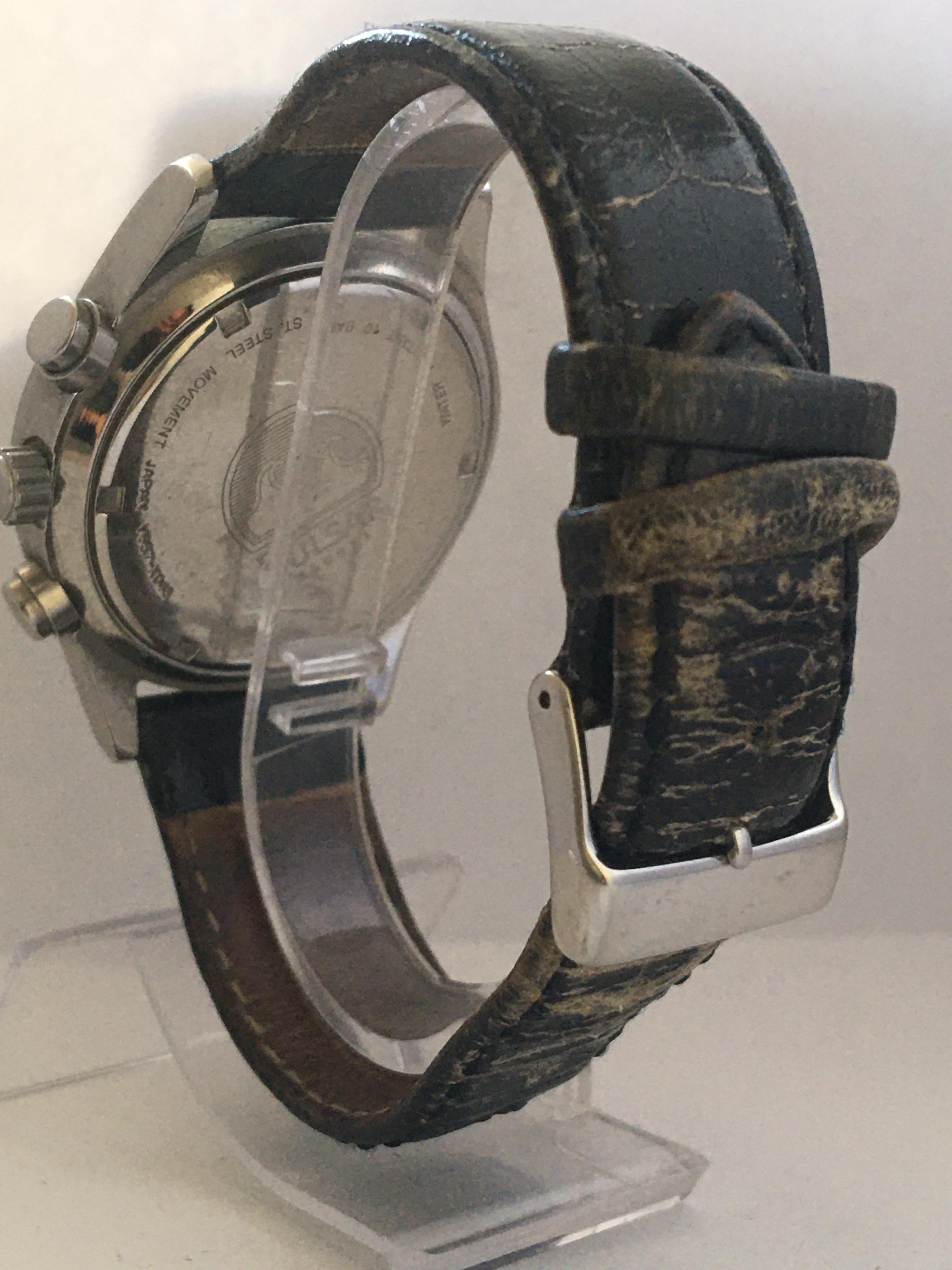 pulsar chronograph 100m black