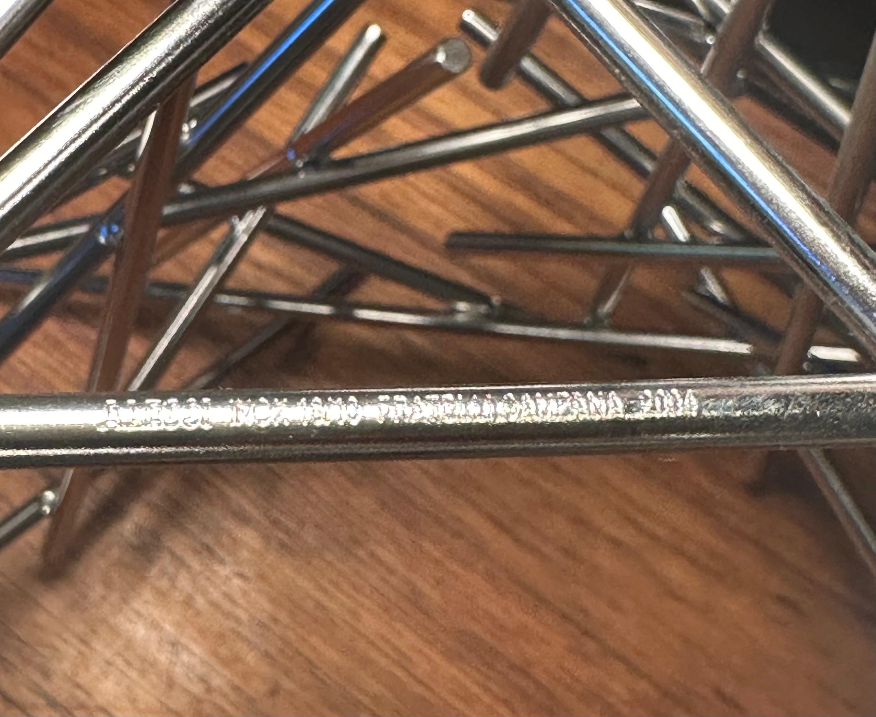 Panier à citrines Blow Up en acier inoxydable vintage de Fratelli Campana pour Alessi en vente 2
