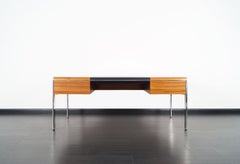 Vintage Stainless Steel Executive Desk by Richard W. Thompson