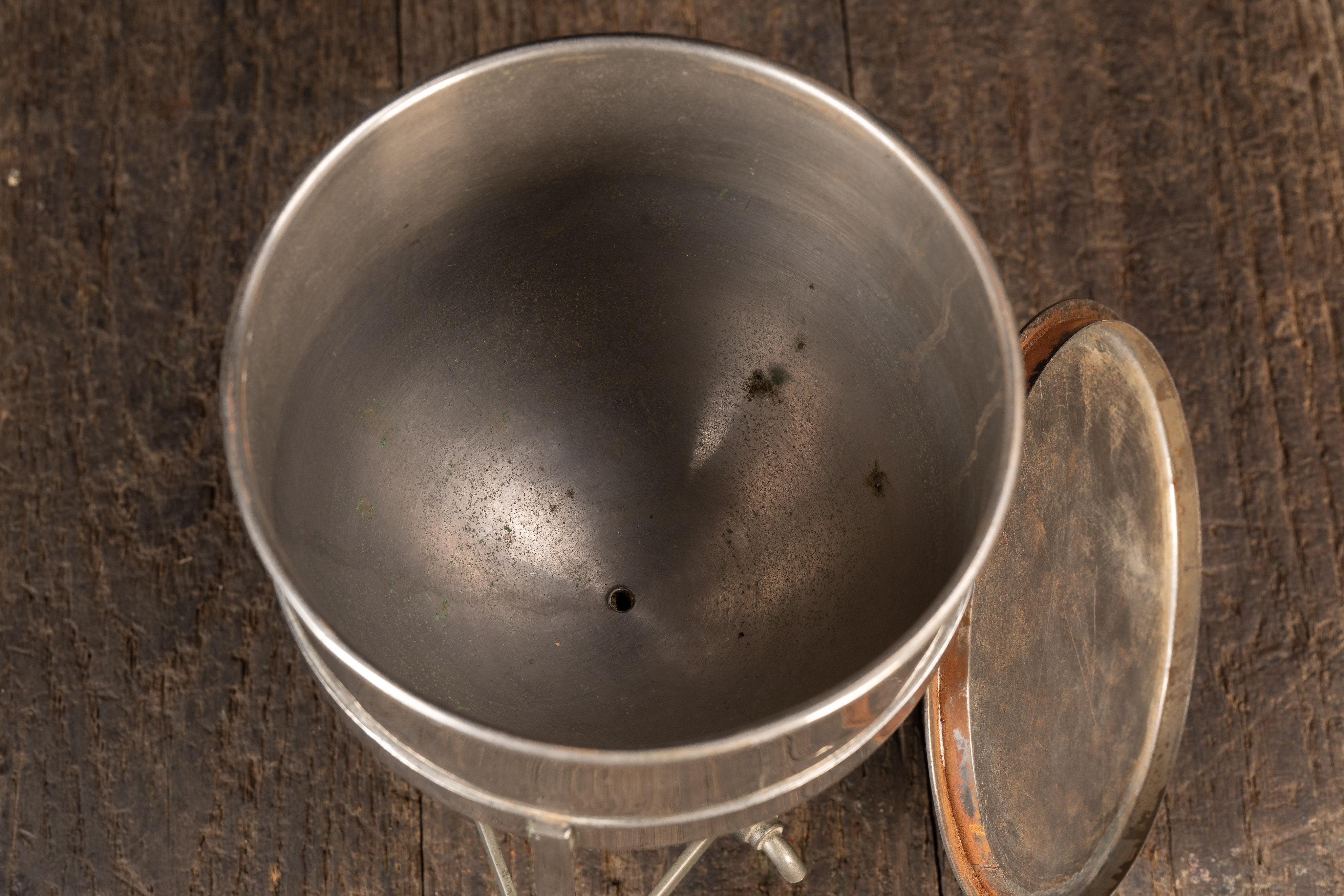 Bouilloire Vintage en acier inoxydable pour échantillons de vendeurs en vente 2