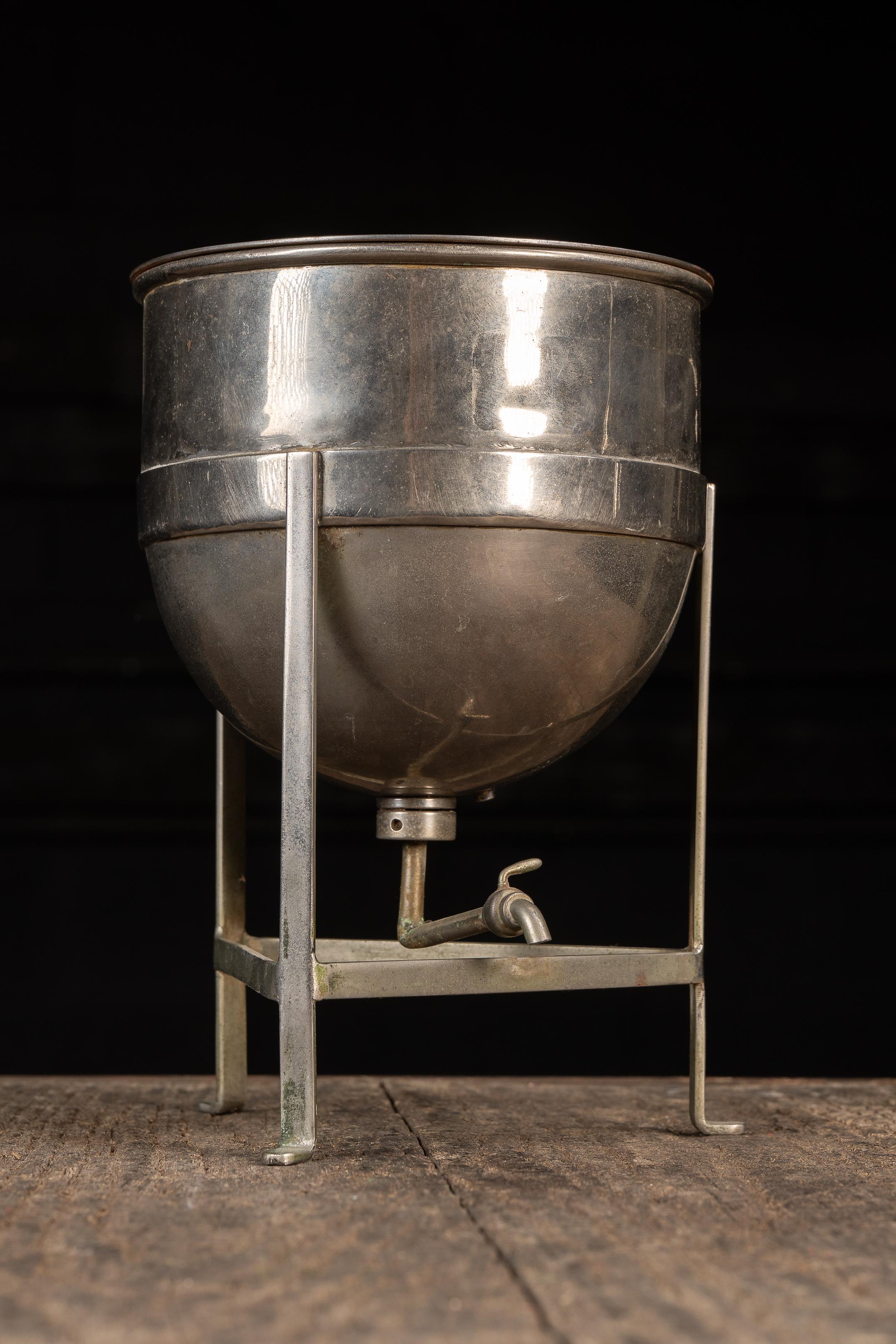 Vintage Stainless Steel Salesman Sample Kettle