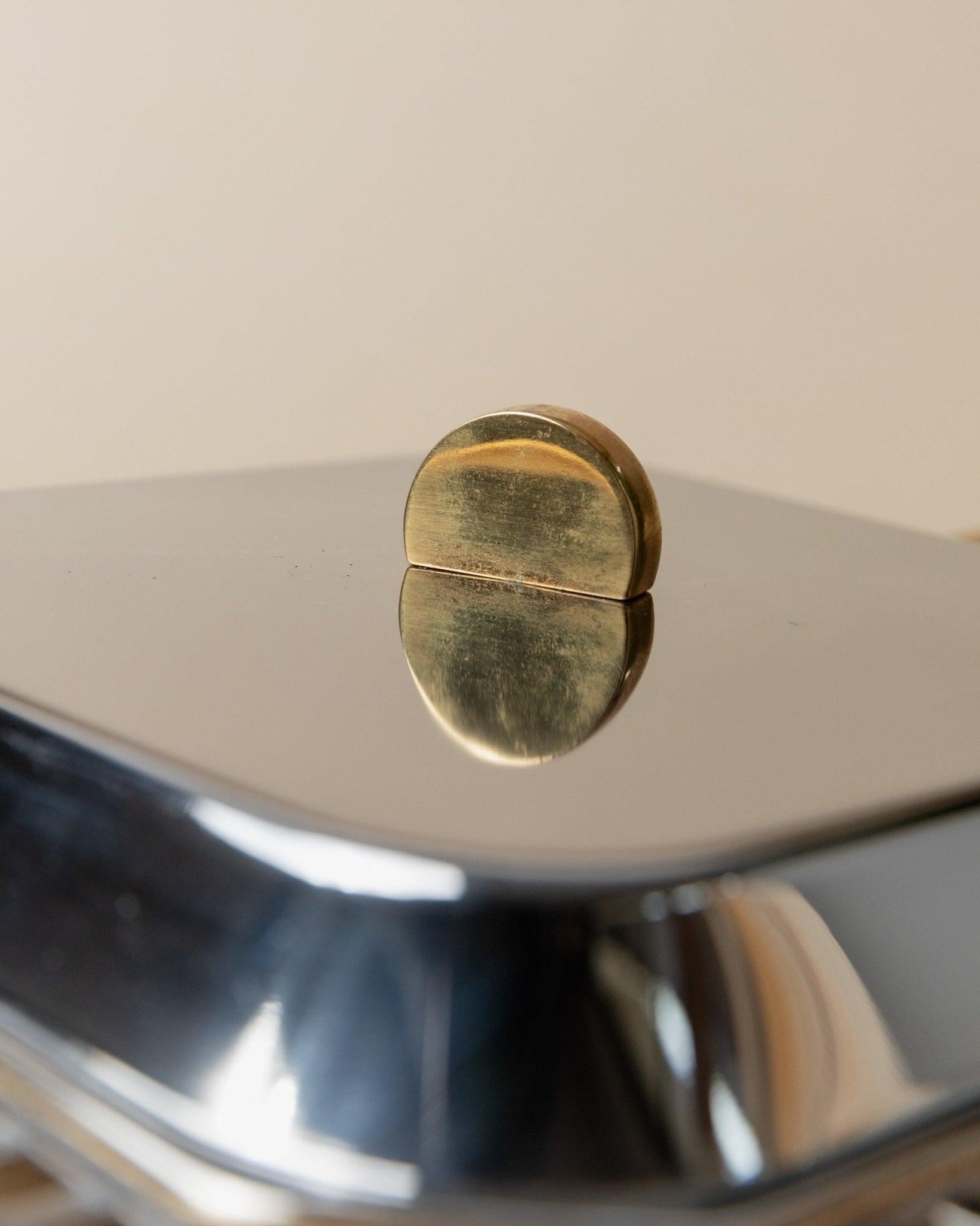 Italian Vintage Stainless Steel Tray, Serving Platter by Inoxpran Orchidea Line, 1980s For Sale