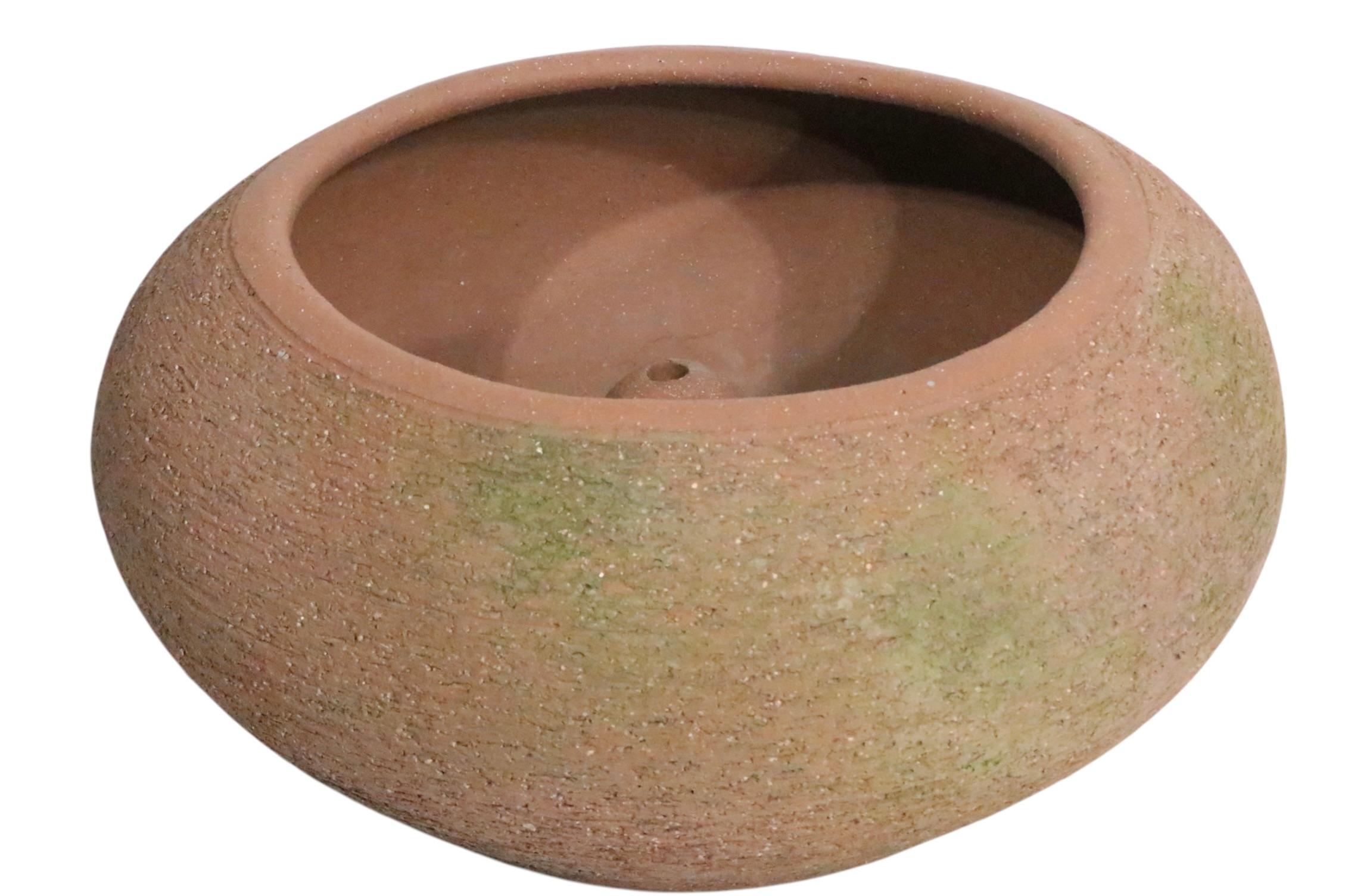 Clay Vintage Stan Bitters Hans Stumpf Hose Pot California Modern c. 1970's For Sale