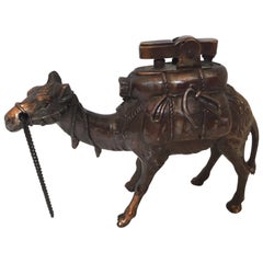 Vintage Standing Camel Sculpture Table lighter