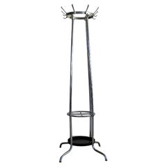 vintage stand coat rack  70s  Chrom