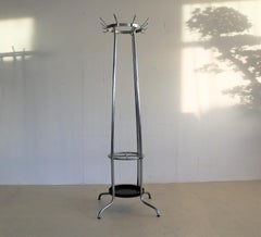 vintage standing coat rack