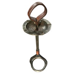Vintage Standing Forged Metal Ashtray by Jean-Pierre Ryckaert made in 1950