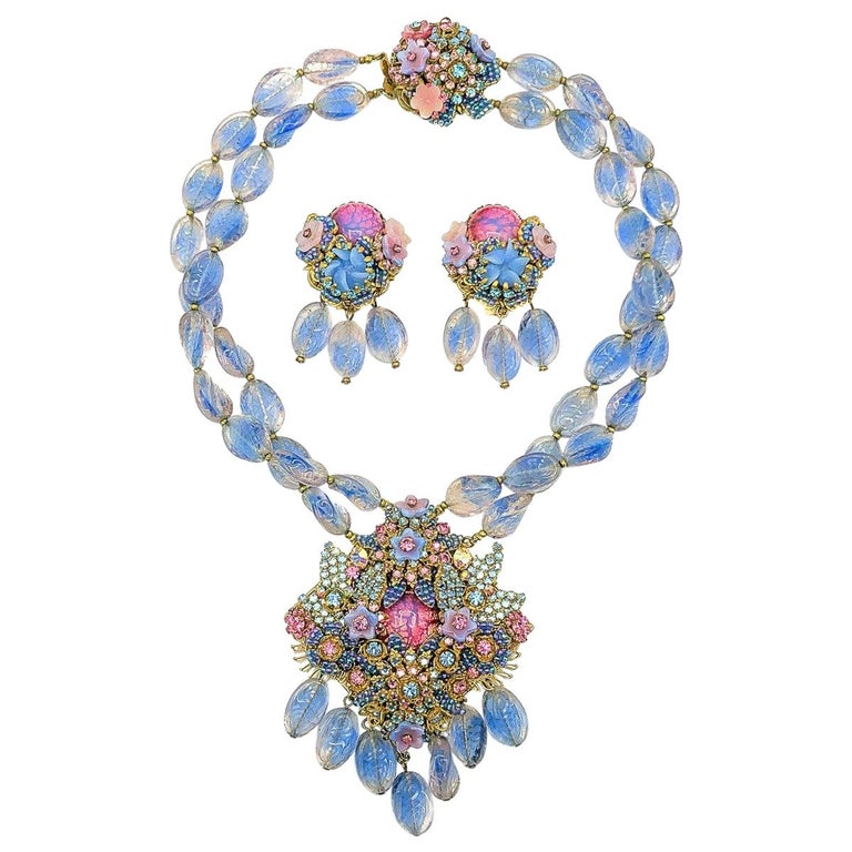 Stanley Hagler Vintage Necklace & Earring Set