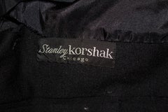 Vintage Stanley Korshak Chicago  Black Cocktail Dress