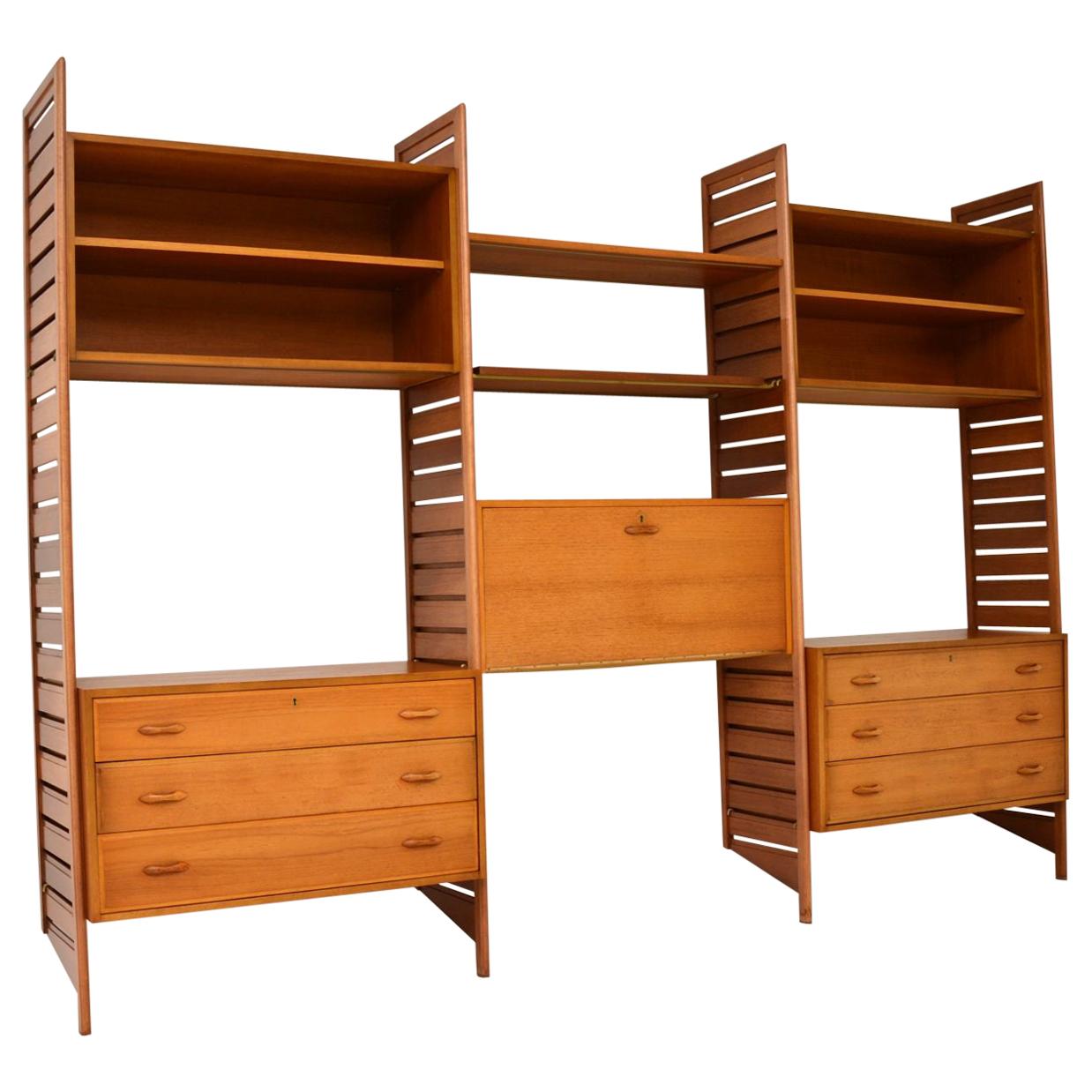 Vintage Staples Ladderax Bookcase / Cabinet / Shelving in Teak