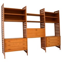 Retro Staples Ladderax Bookcase / Cabinet / Shelving in Teak