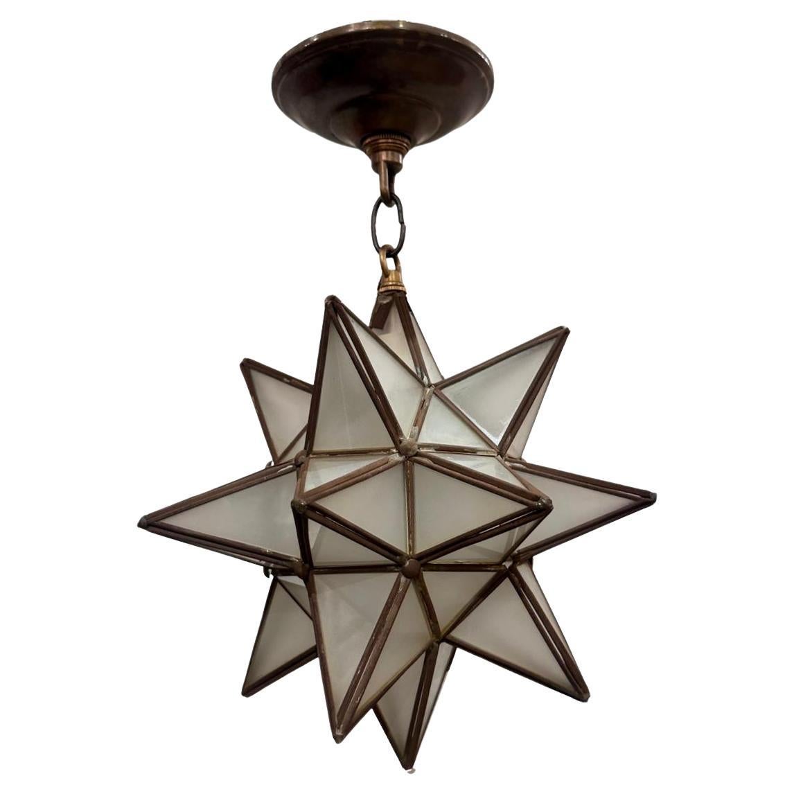 Apparecchio di illuminazione a stella vintage