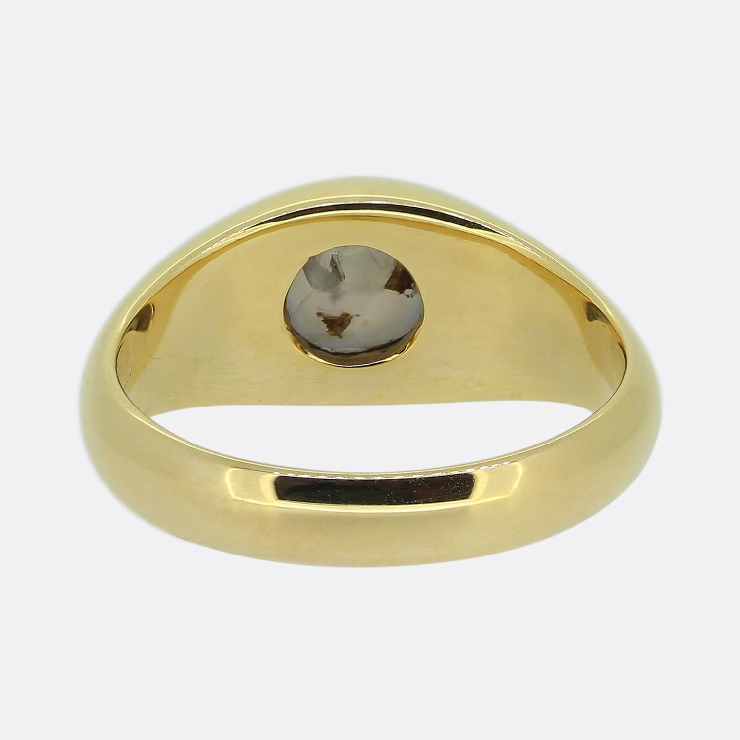 Anello Single Stone con zaffiro a stella vintage In condizioni buone in vendita a London, GB