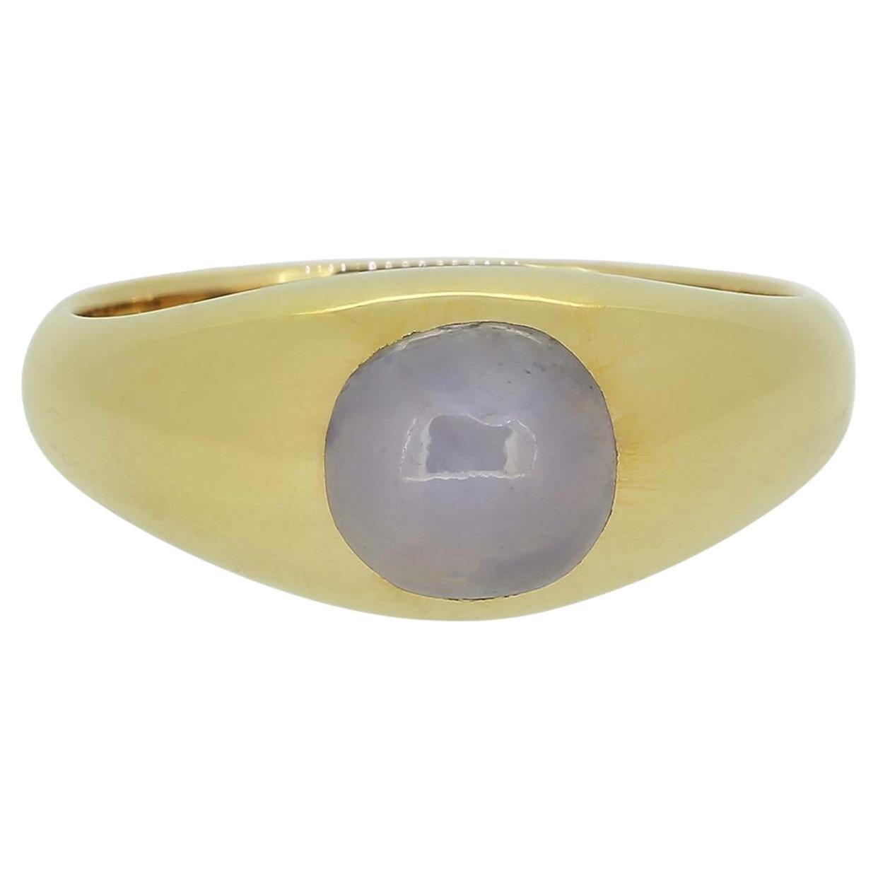 Vintage Star Sapphire Single Stone Ring (bague à une pierre)