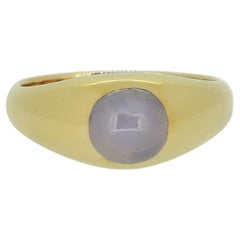 Vintage Star Sapphire Single Stone Ring (bague à une pierre)