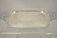 Vintage Starr EPC Regency Style Silver Plate Twin Handle Tray Platter