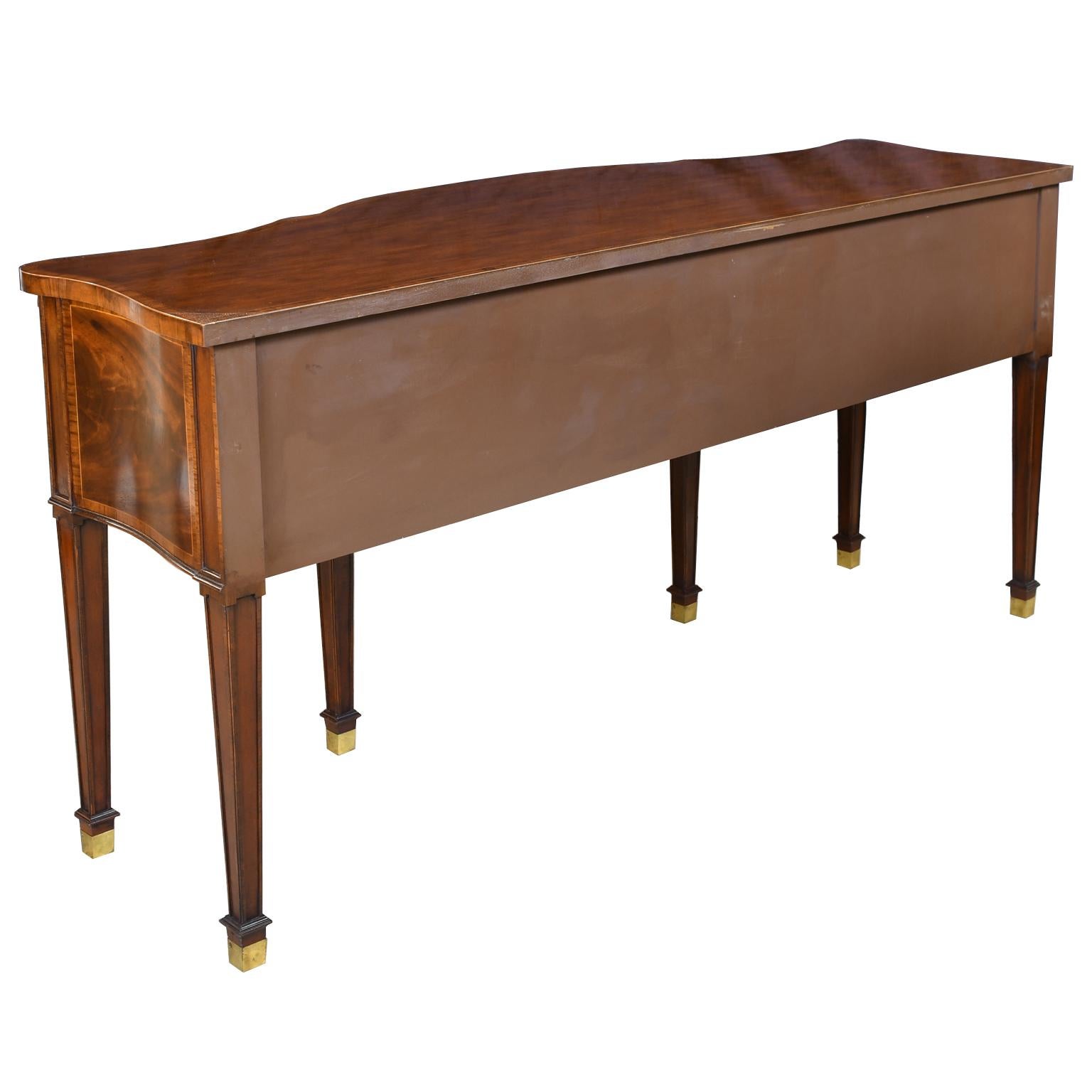 Vintage Stately Homes Sheraton-Style Sideboard in Mahogany by Baker Furniture 10