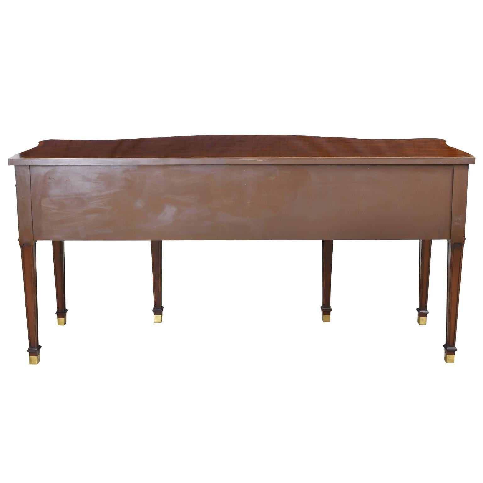 Vintage Stately Homes Sheraton-Style Sideboard in Mahogany by Baker Furniture 11
