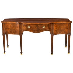 Vintage Stately Homes Sheraton-Style Sideboard in Mahogany by Baker Furniture