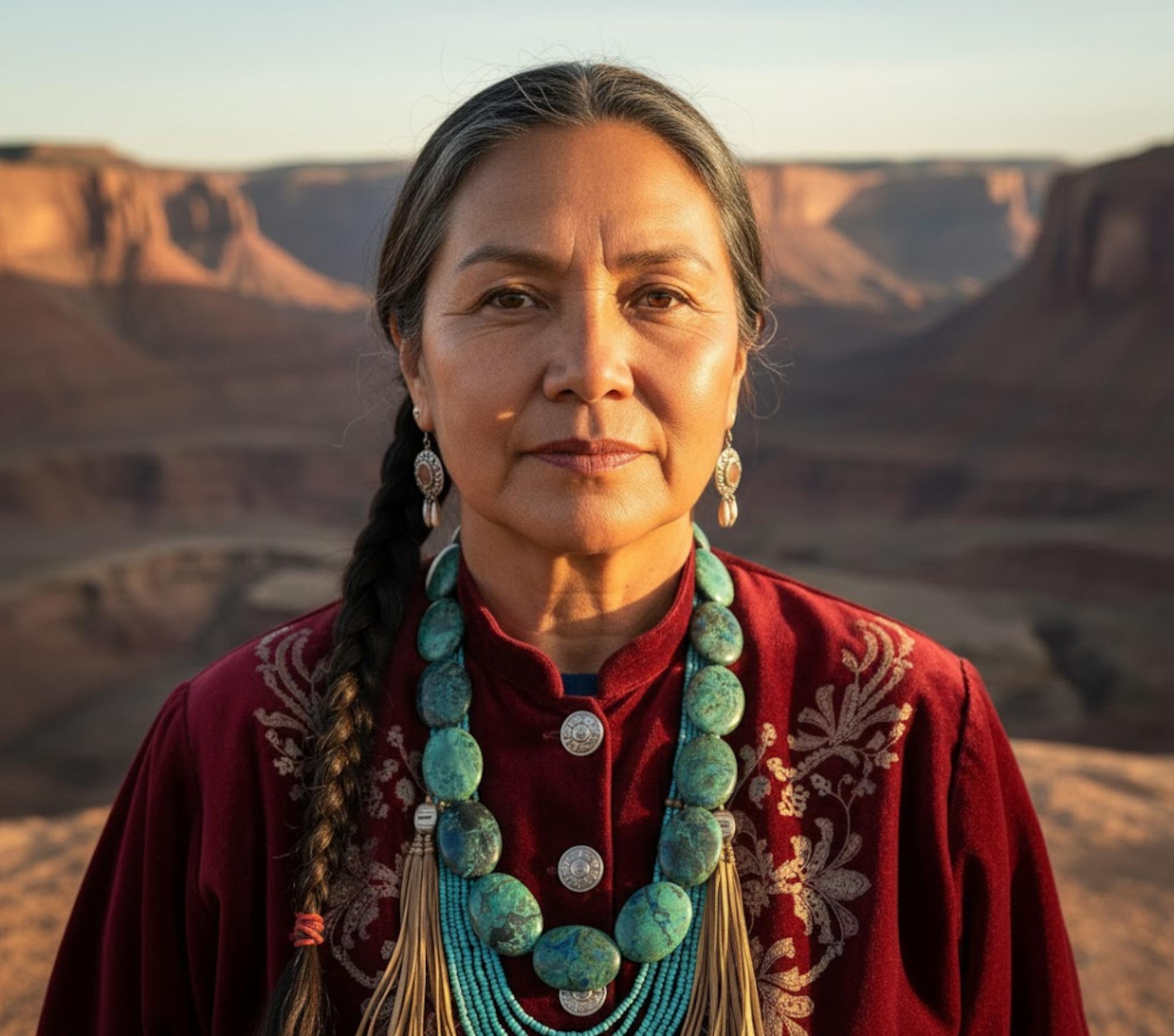 Collana dichiarata d'epoca in crisocolla dell'Arizona, collana artigianale Navajo in vendita 3