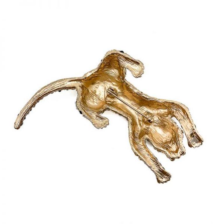 Vintage Statement Tiger Brooch 2000S In Good Condition In Wilmslow, GB