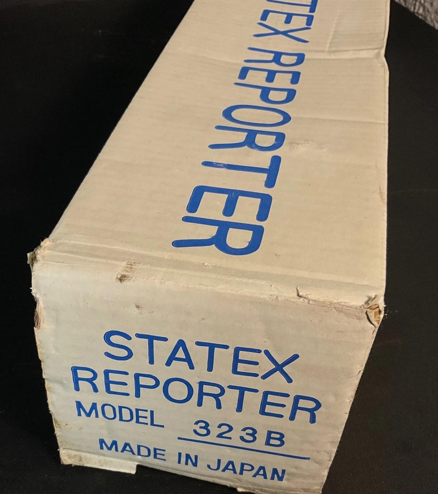 Vintage Statex Reporter Model 323 B Tripod, Circa 1970s - 2Y603 For Sale 1