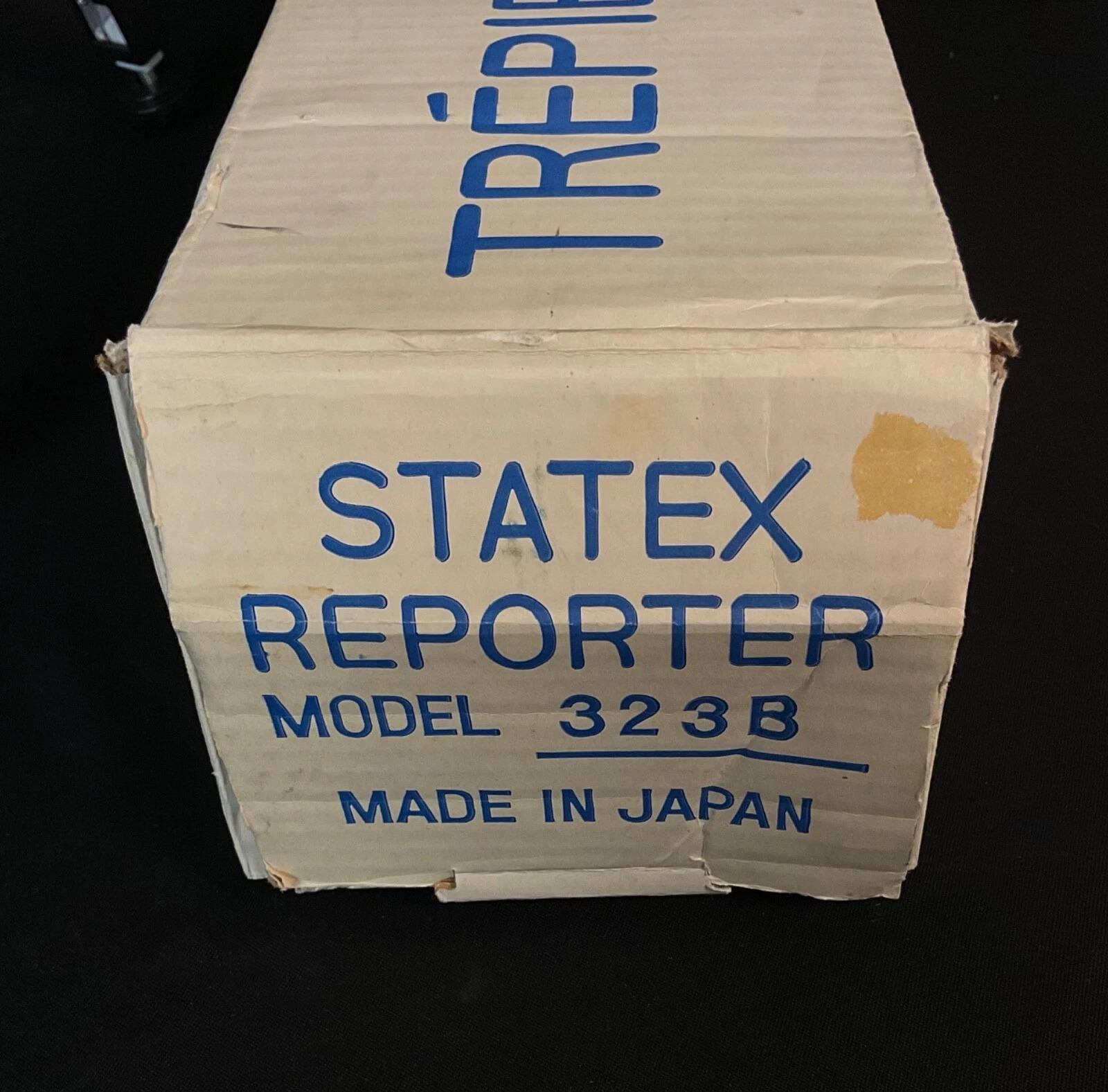 Vintage Statex Reporter Model 323 B Tripod, Circa 1970s - 2Y603 For Sale 3