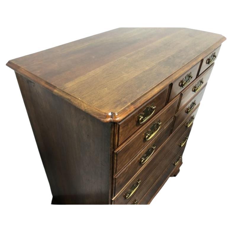 STATTON Solid Cherry Chippendale Style Chest of Drawers 2