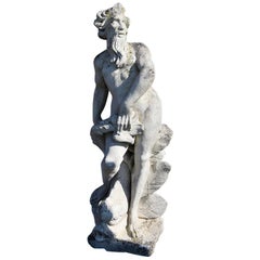 Vintage-Statue von Neptunus