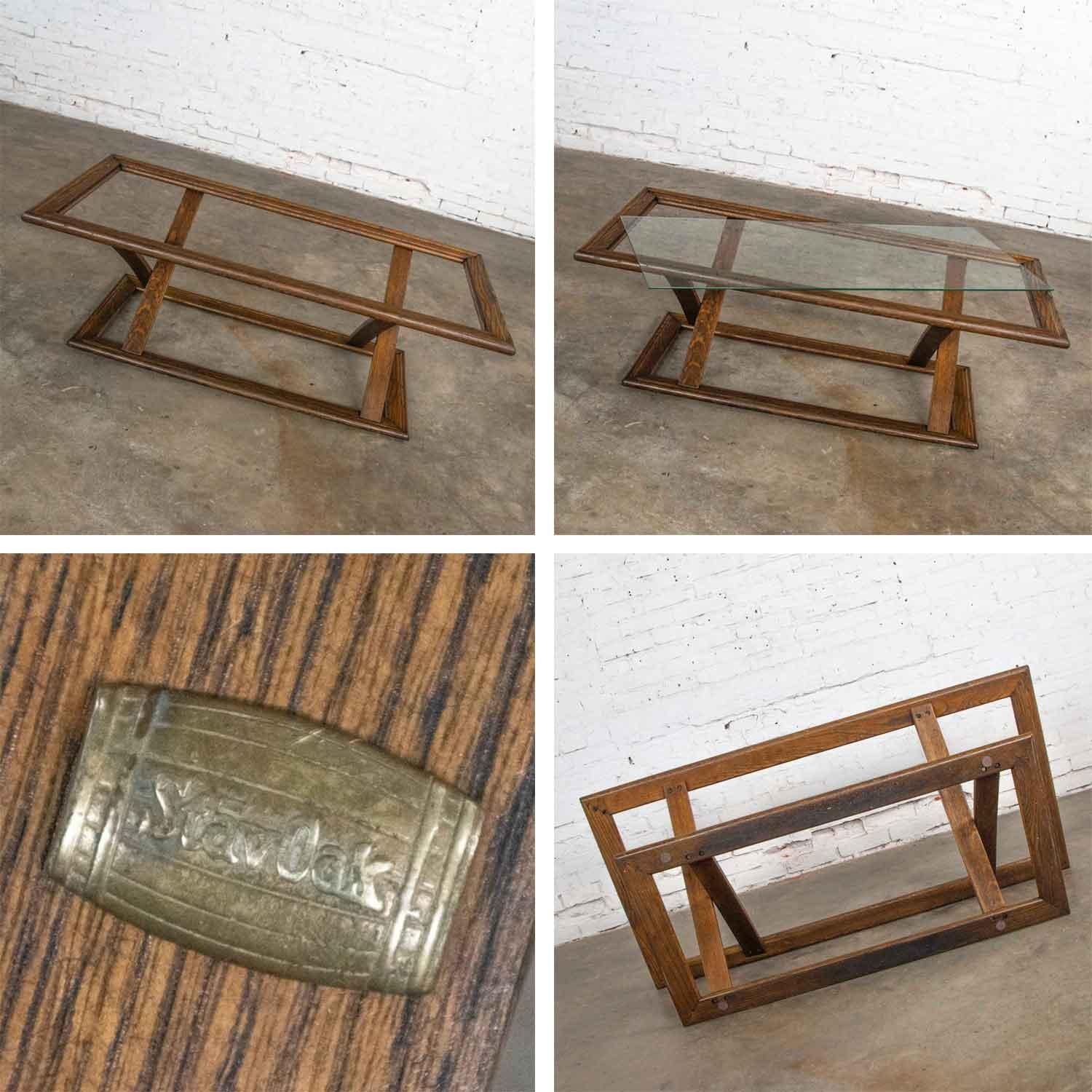 Vintage Stav Oak Couchtisch aus Jack Daniels' Barrel Staves Jobie G. Redmond im Angebot 3