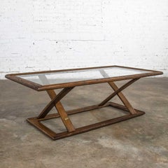 Vintage Stav Oak Coffee Table from Jack Daniels’ Barrel Staves Jobie G. Redmond