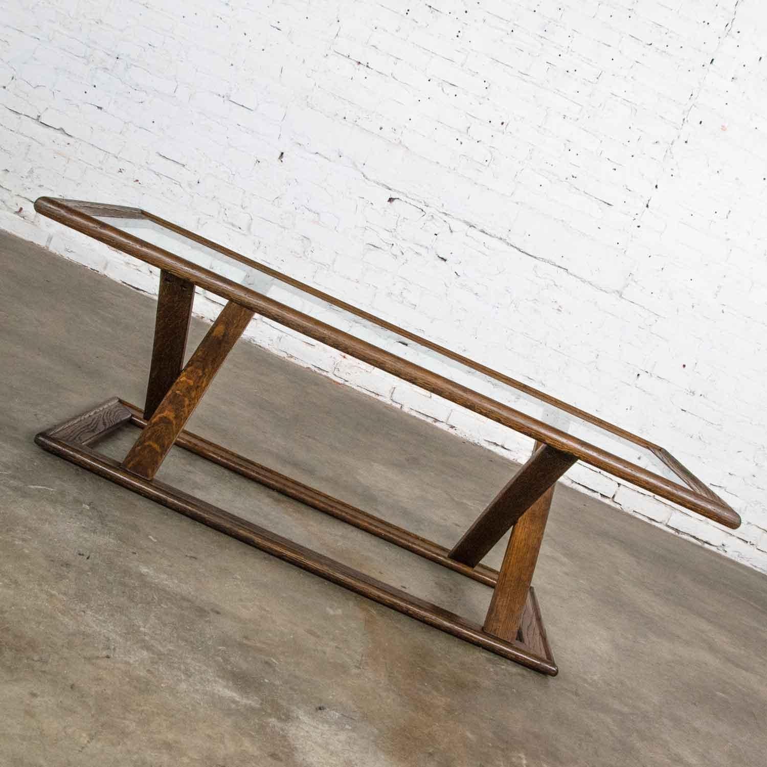 Vintage Stav Oak Couchtisch aus Jack Daniels' Barrel Staves Jobie G. Redmond (Eichenholz) im Angebot