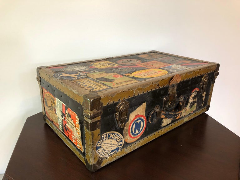 Vintage Steamer Trunk Labels For Sale Literacy Basics