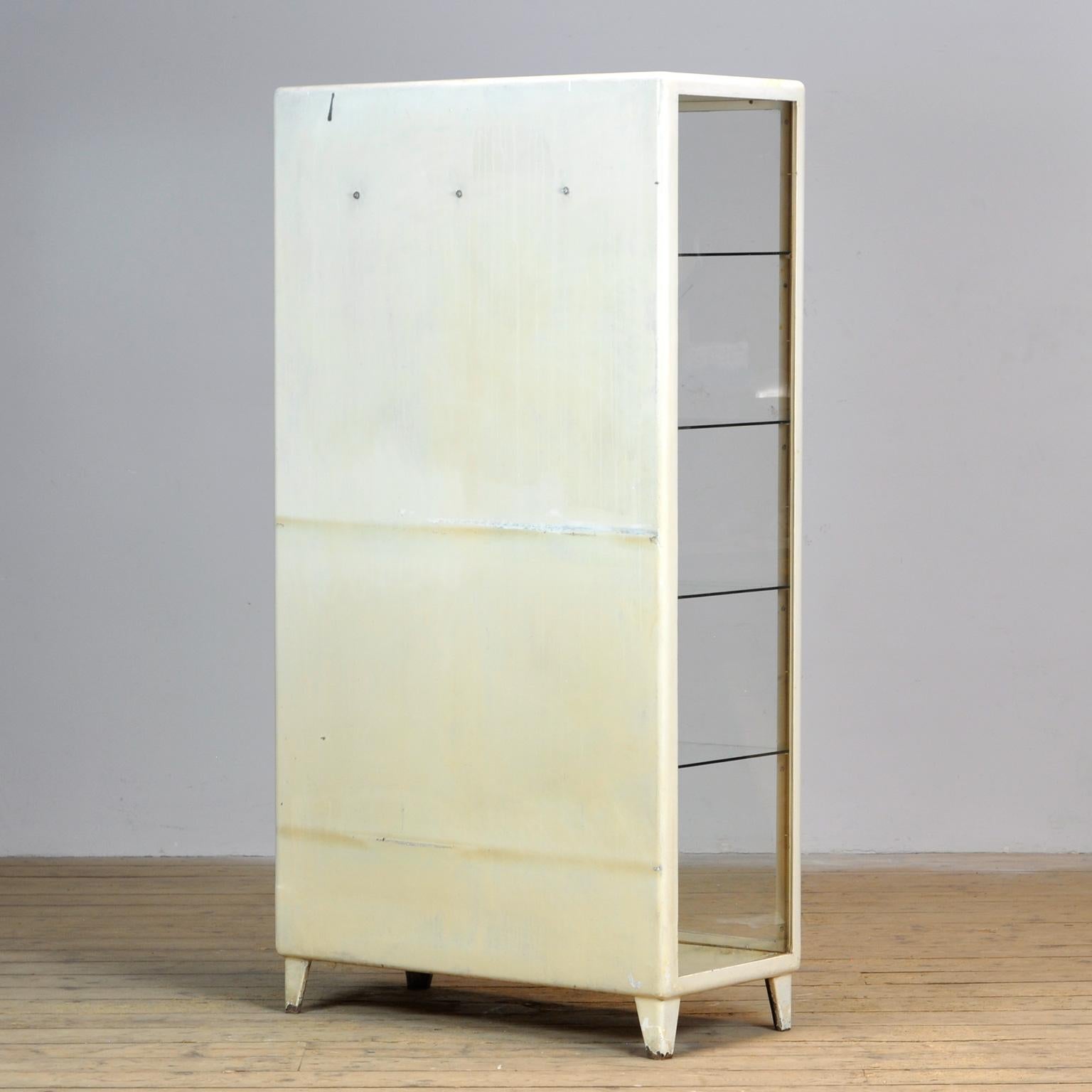 Vintage Steel And Glass Medical Cabinet, 1960’s 7