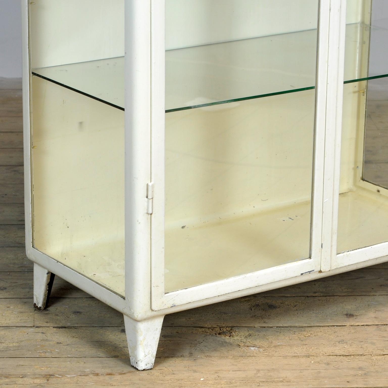 Vintage Steel And Glass Medical Cabinet, 1960’s 3