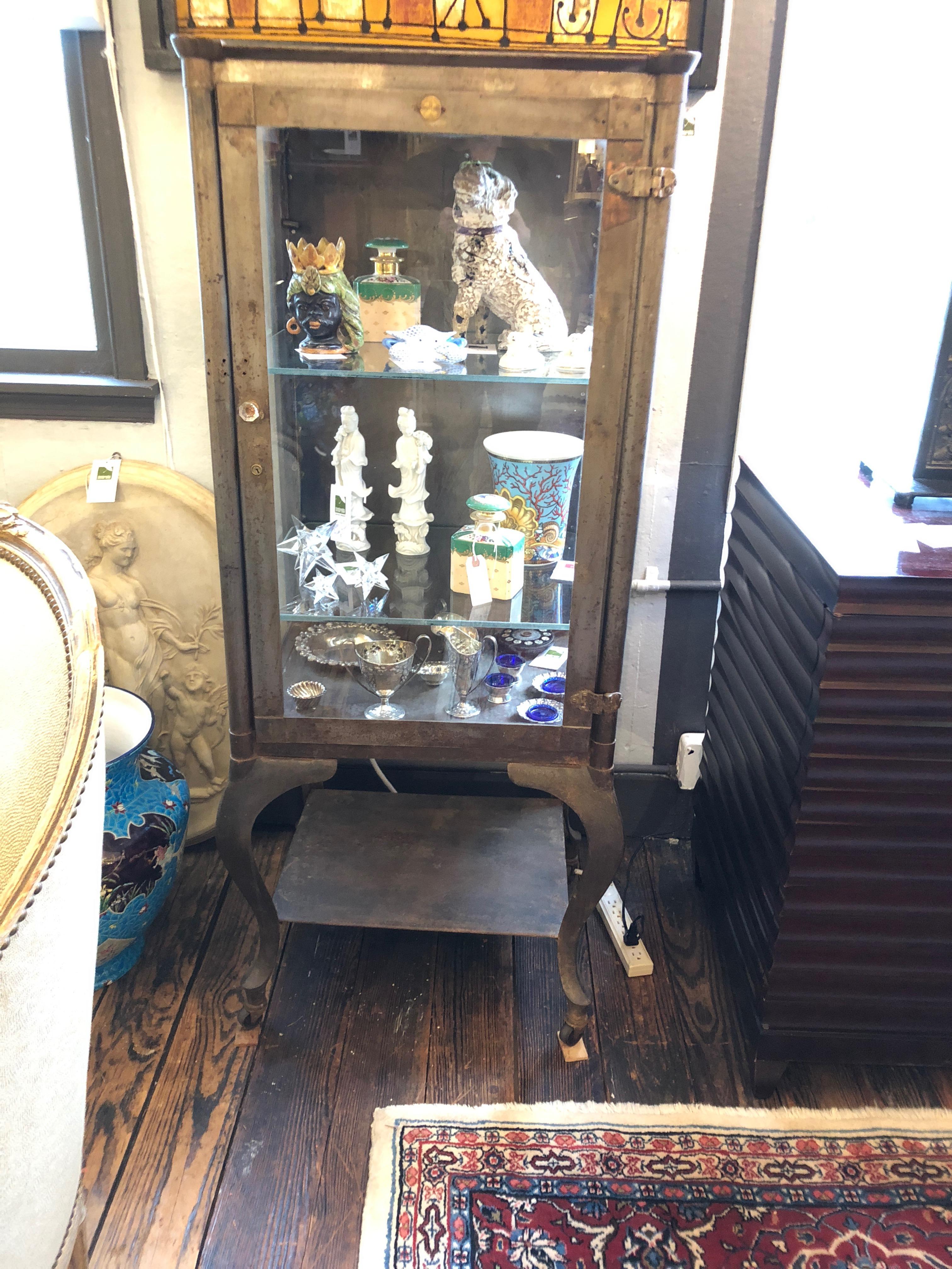 Vintage Steel and Glass Medicine Cabinet 4
