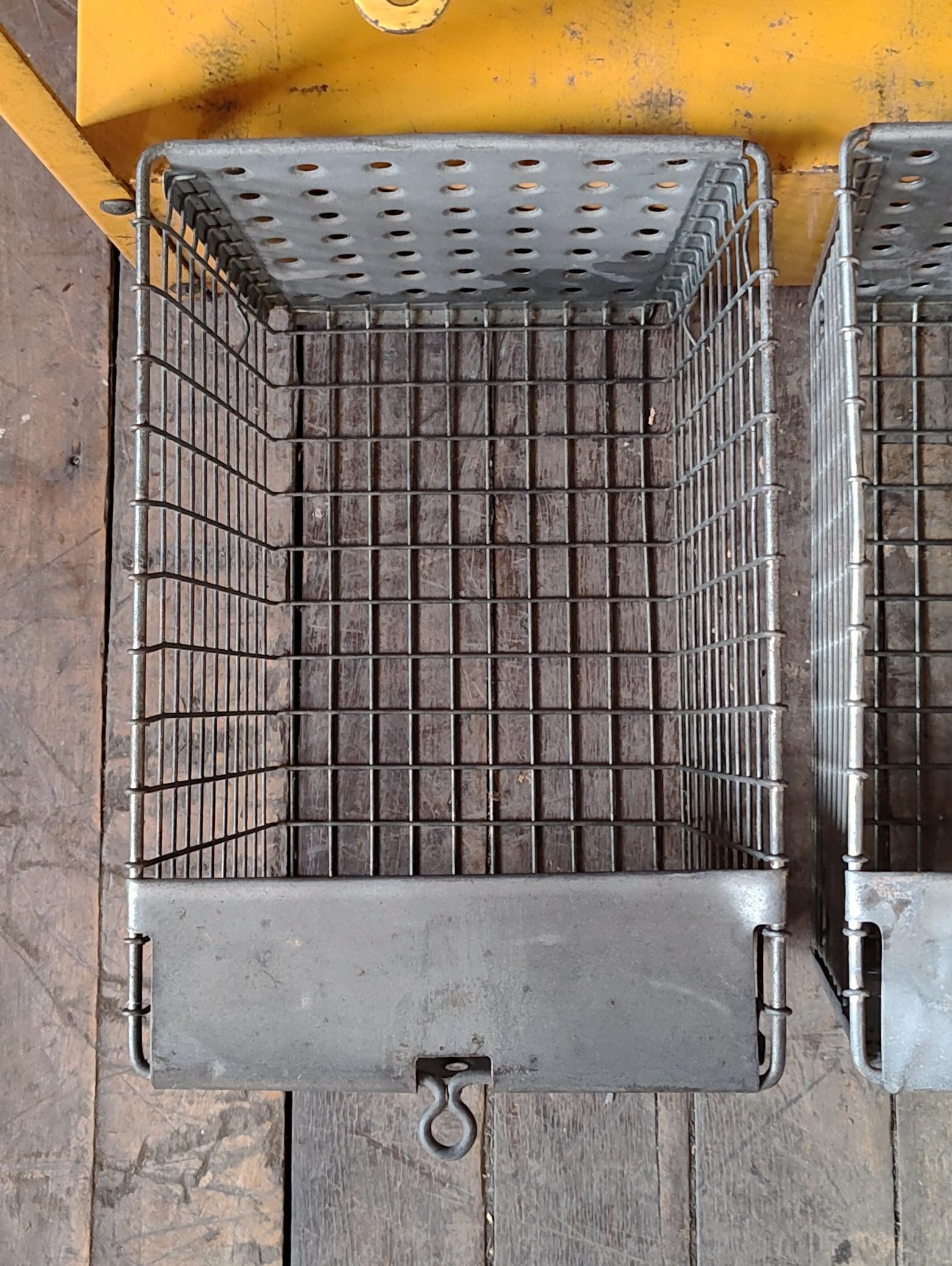 Vintage Steel Bin Storage Cabinet For Sale 6