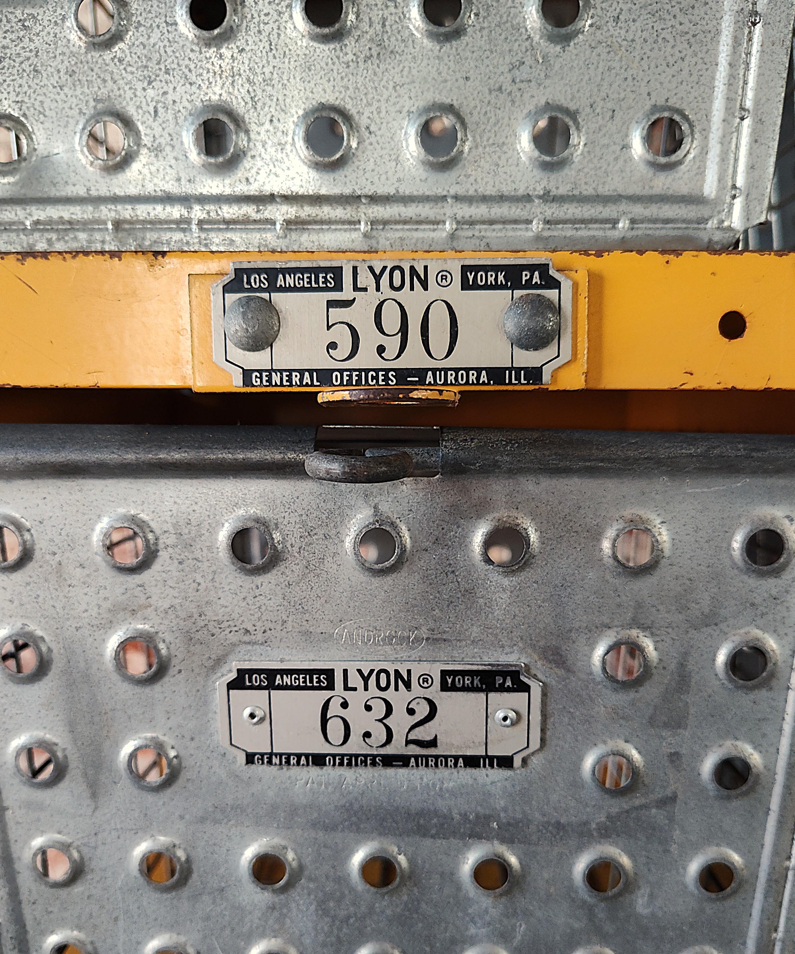 Vintage Steel Bin Storage Cabinet For Sale 3