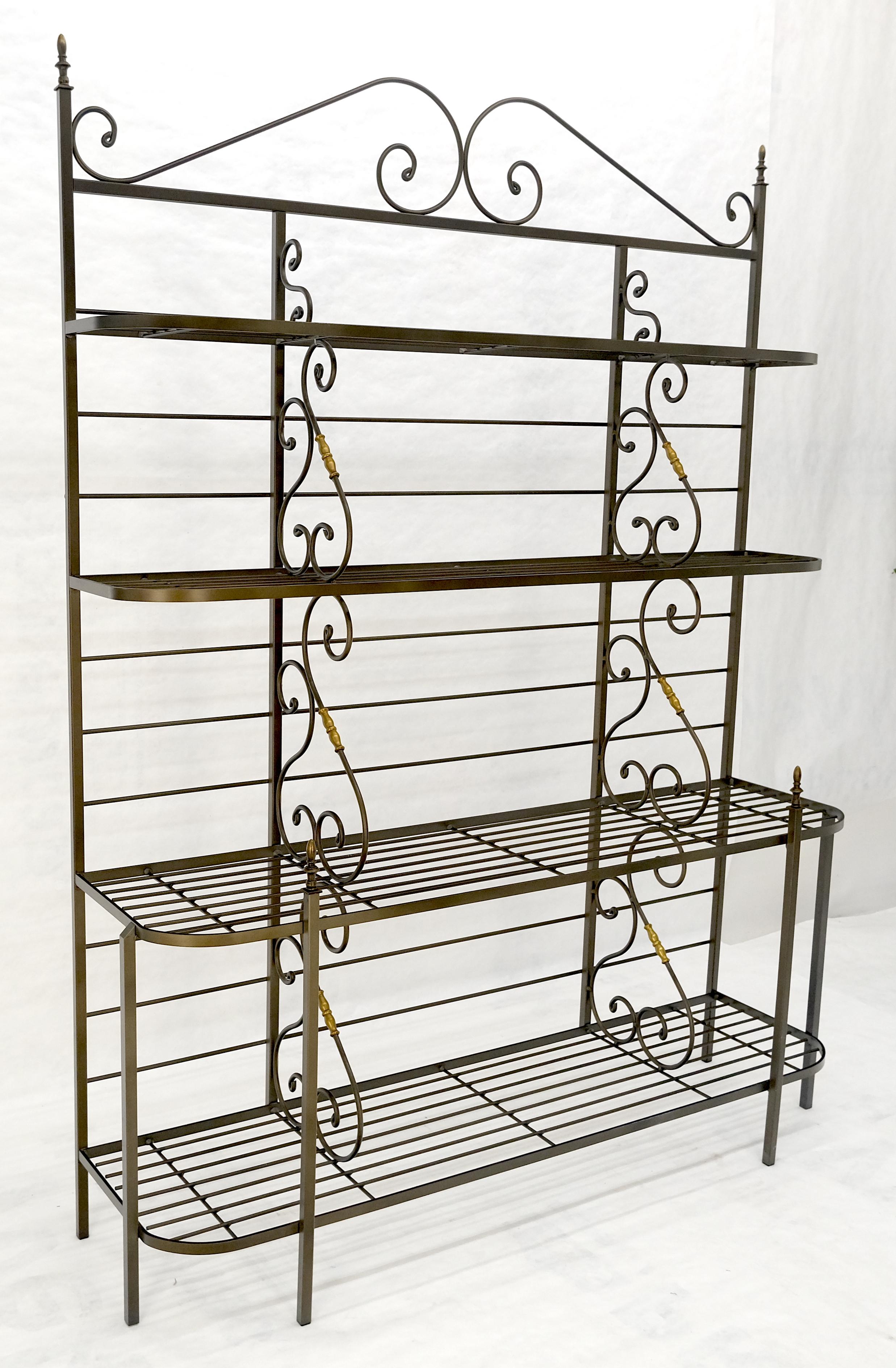Vintage Stahl & Messing Bäckerregal MINT im Angebot 4