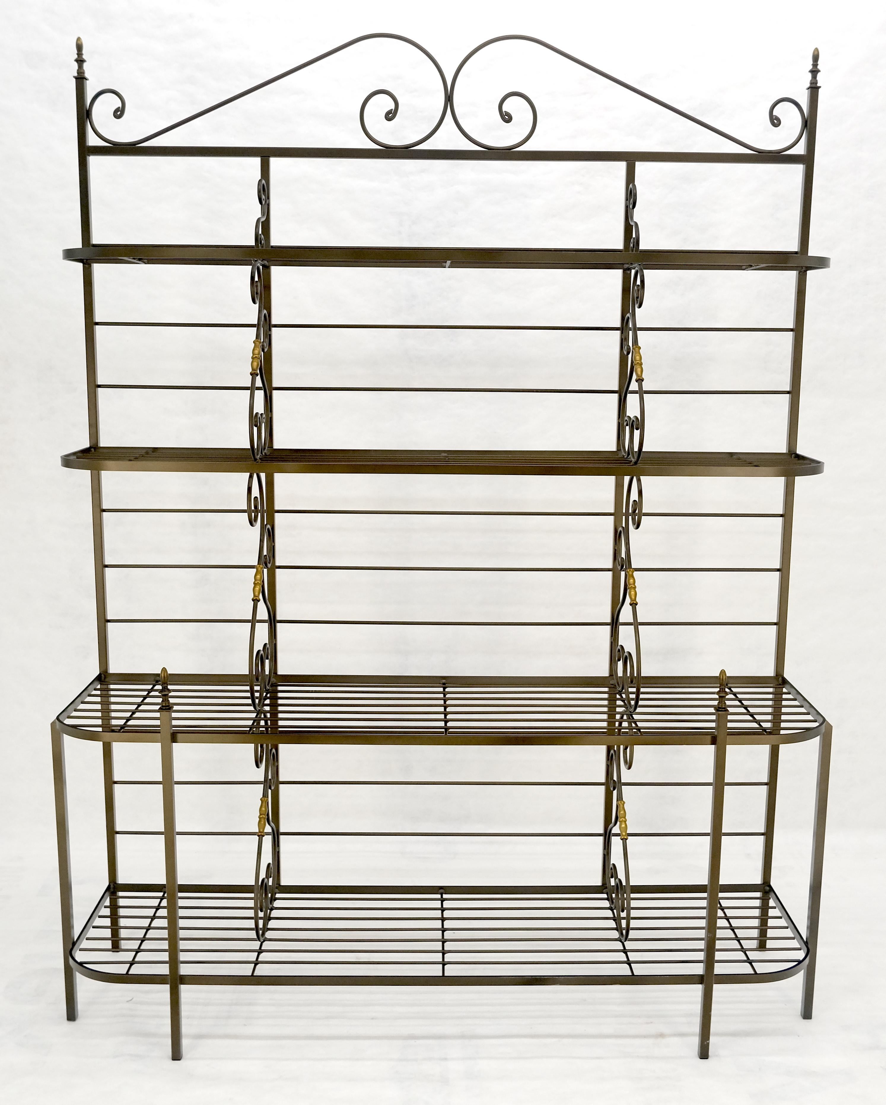 Vintage Stahl & Messing Bäckerregal MINT im Angebot 5