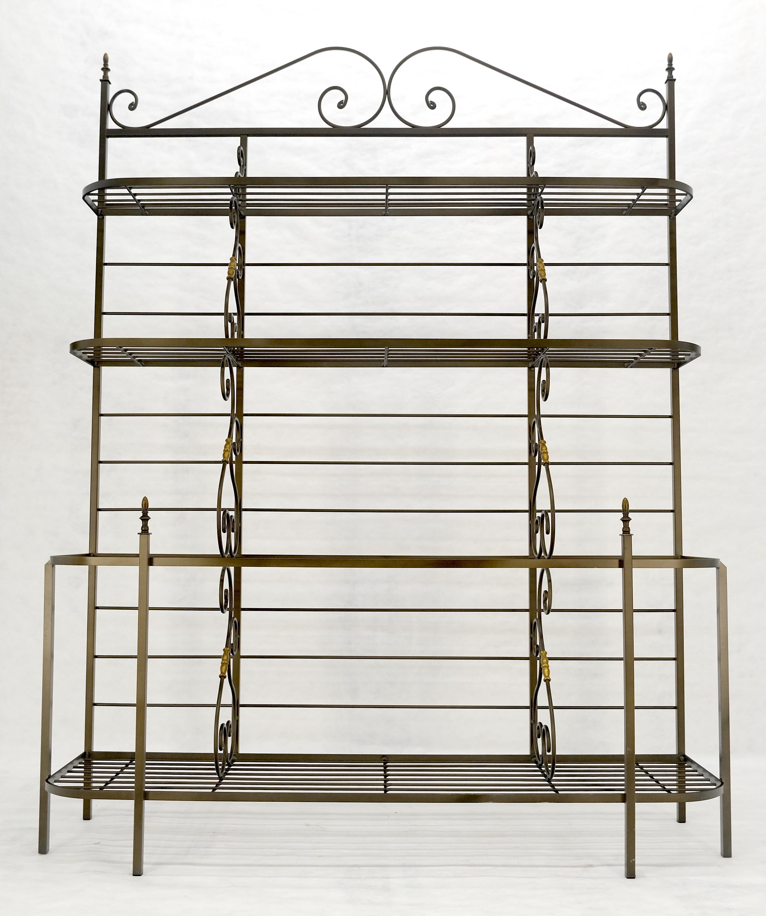 Vintage Stahl & Messing Bäckerregal MINT im Angebot 6