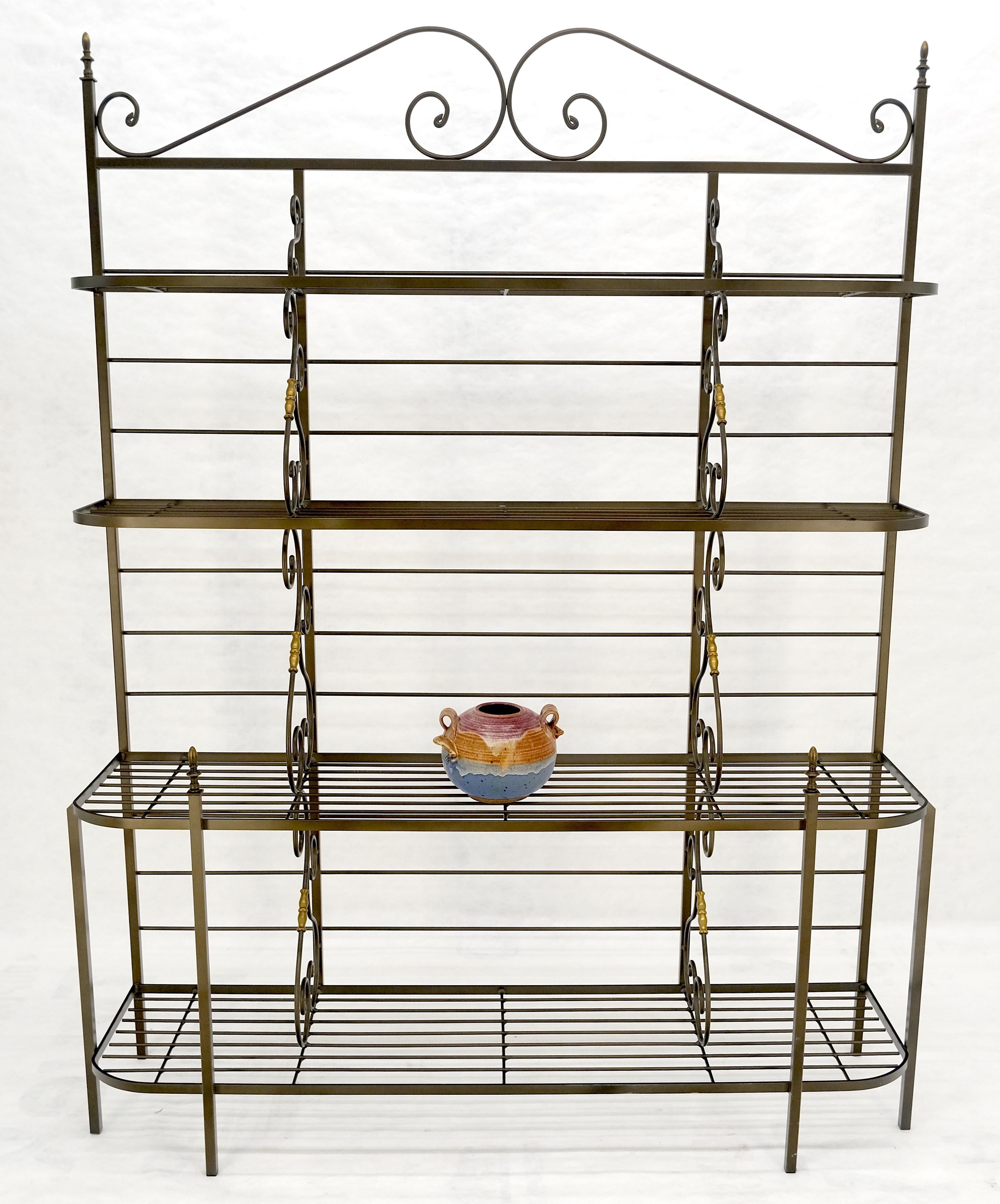 Vintage Stahl & Messing Bäckerregal MINT im Angebot 7