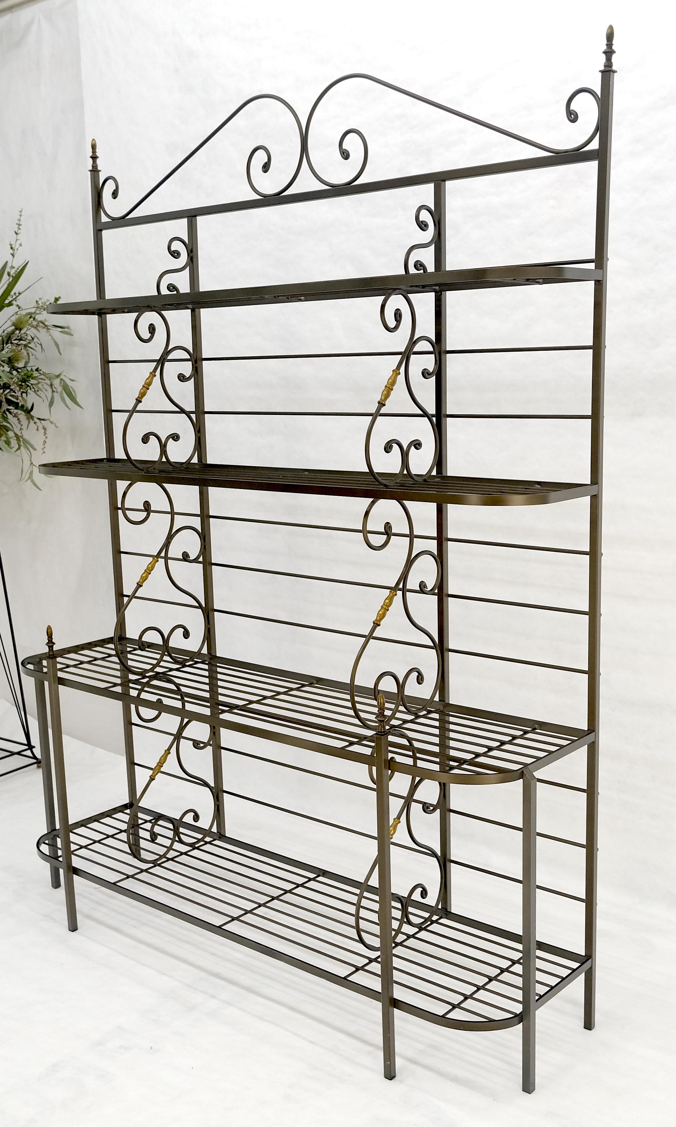 Vintage Stahl & Messing Bäckerregal MINT im Angebot 1