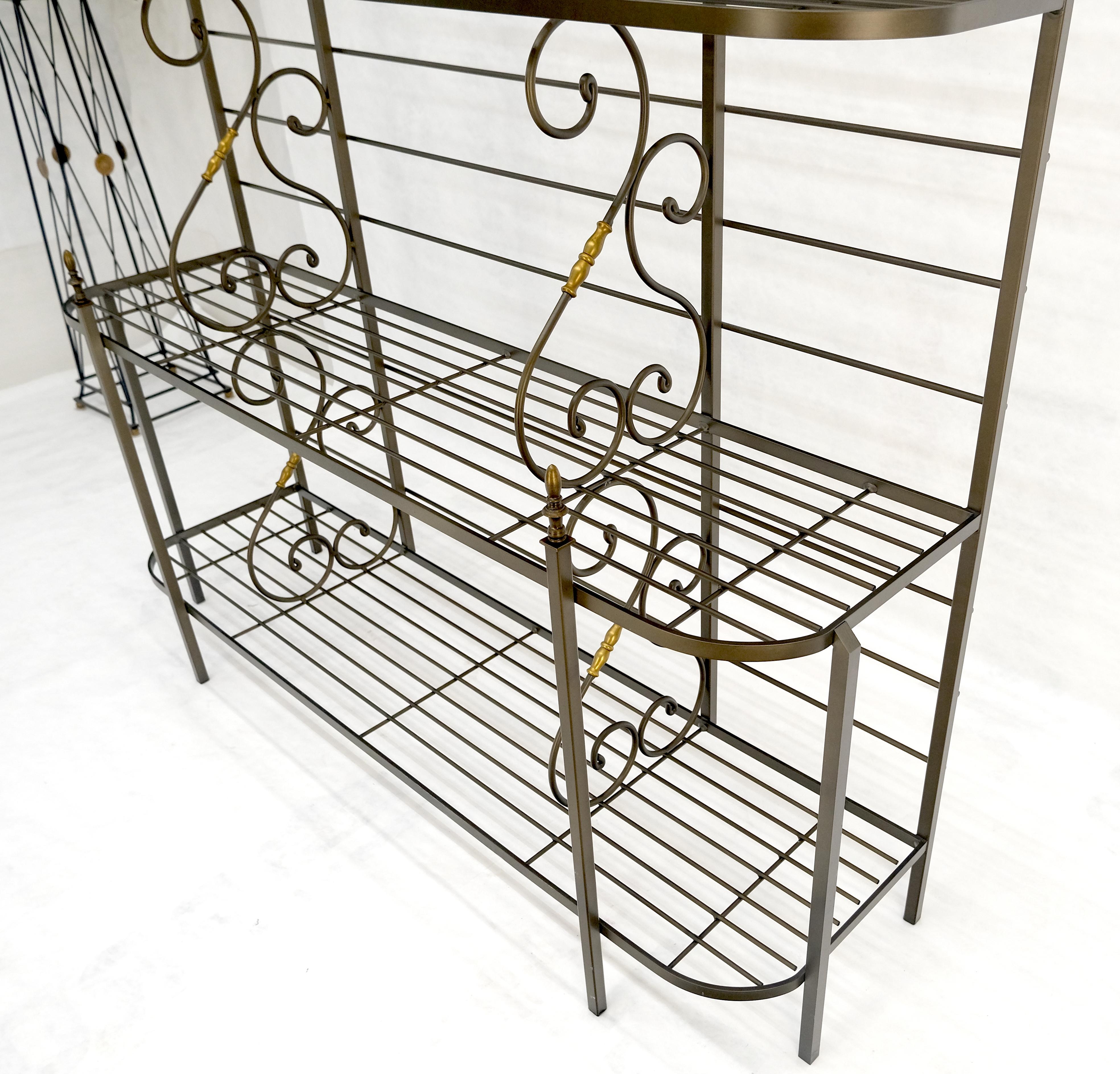 Vintage Stahl & Messing Bäckerregal MINT im Angebot 2