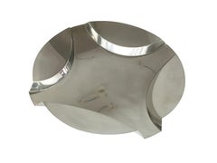 Vintage-Tafelaufsatz aus Stahl von A. Panzeri für Robots Milano, 1970er Jahre