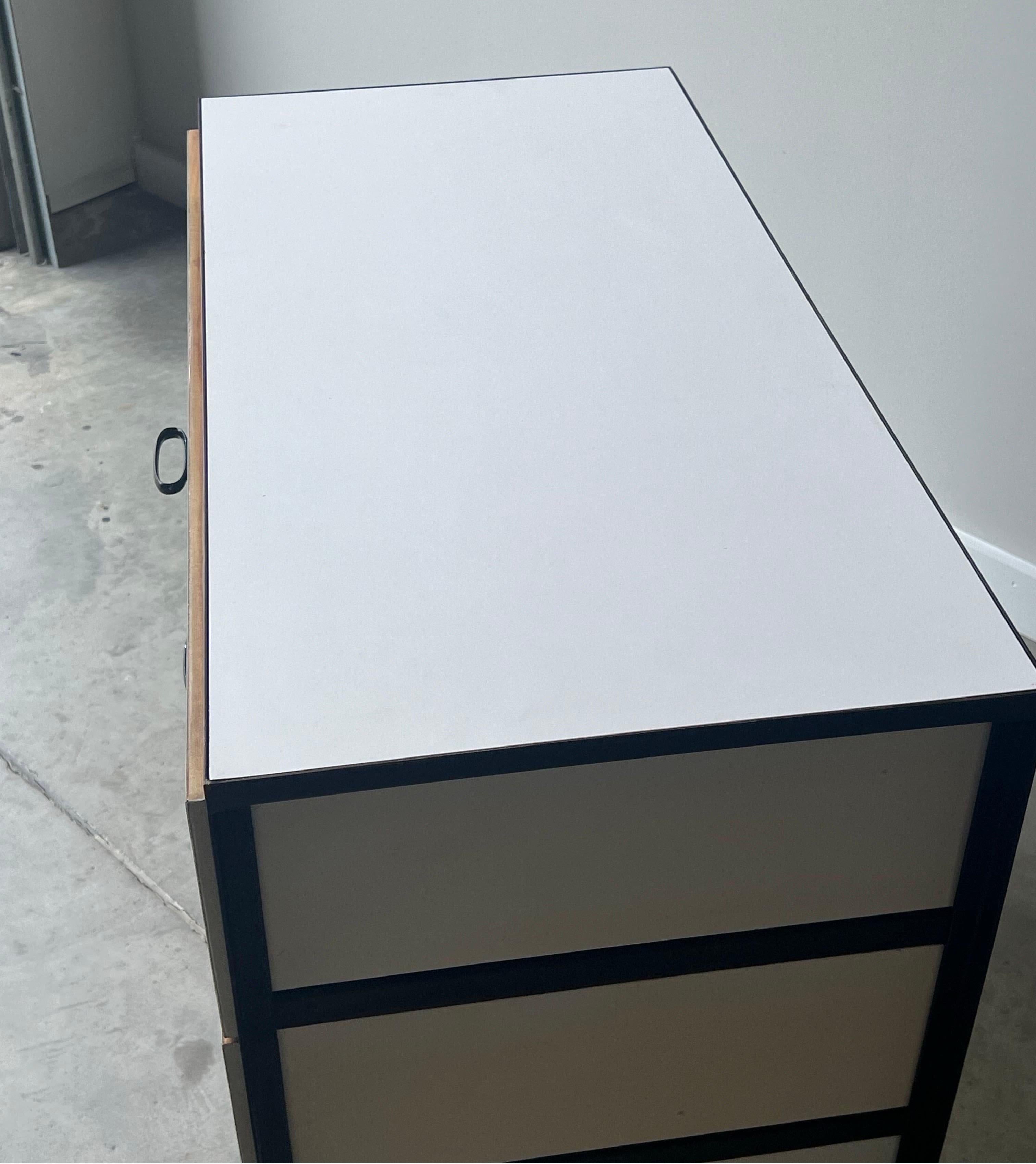 Metal Vintage Steel Frame Dresser by George Nelson for Herman Miller