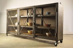 Vintage Steel Industrial Storage Unit
